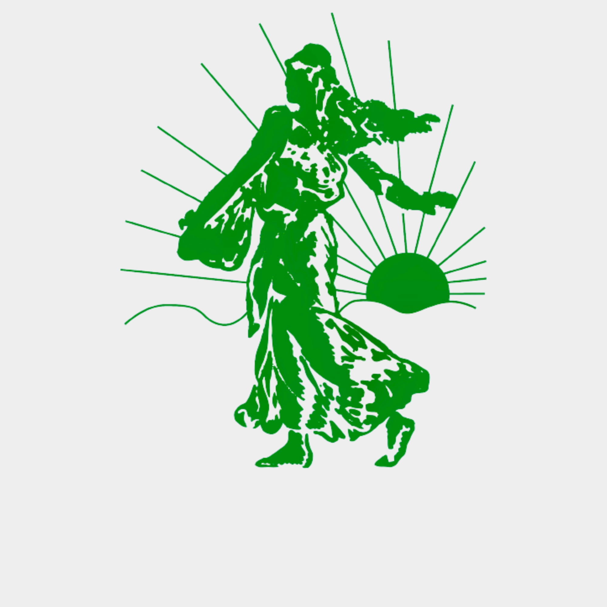 semeuse verte fabre graines